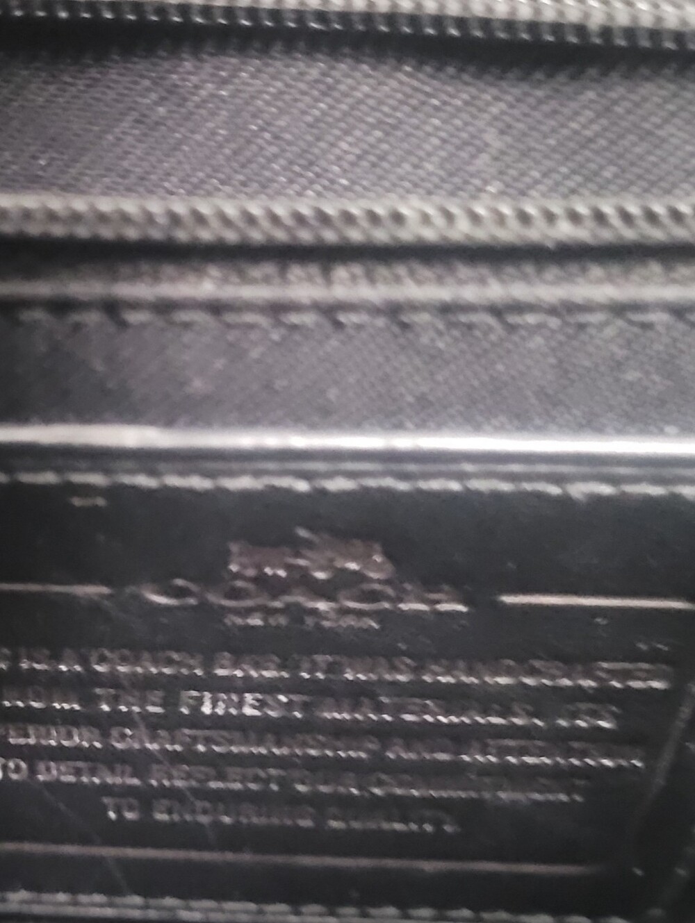Coach Purse, Vintage. "Canyon Quilt Primrose" In embossed leather - Picture 14 of 16